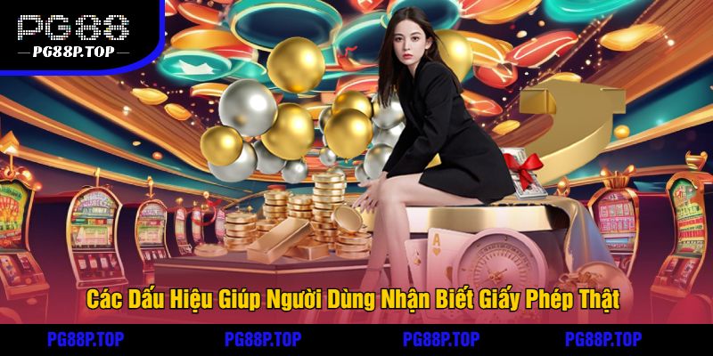 Các Dấu Hiệu Giúp Người Dùng Nhận Biết Giấy Phép Thật